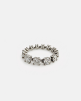 Anillo áurea de oro blanco 18K y Diamantes