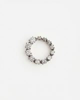Anillo áurea de oro blanco 18K y Diamantes