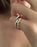 Anillo Juana oro blanco 18K